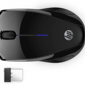 HP Wireless Mouse 220 Silent, Ambidextrous, RF Wireless, Black